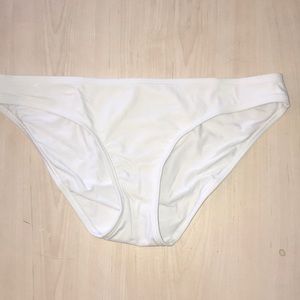 White bathing suit bottom